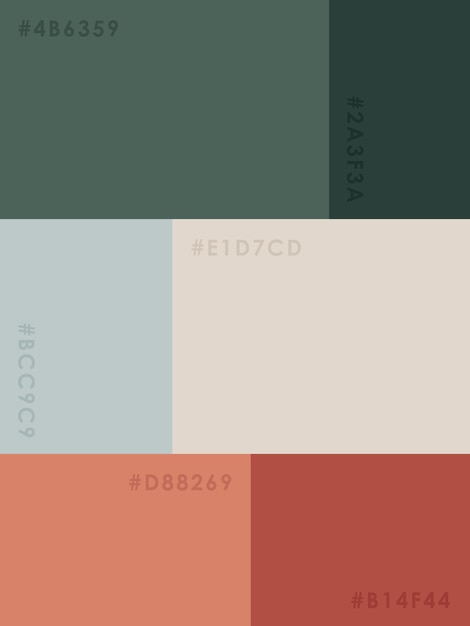 Vector color palette