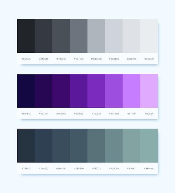 Color Palettes With Color Codes