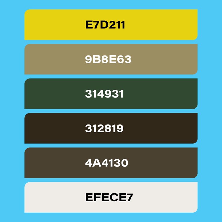 Vector color pallets color combination inspiration color palette vector for scene 07
