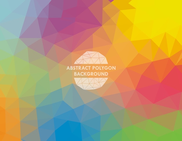 Vector color polygonal background