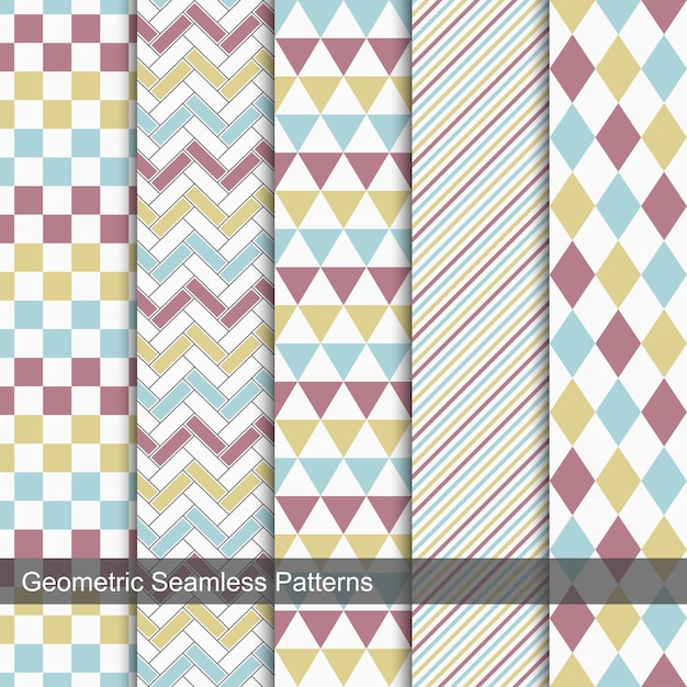 Color seamless patterns