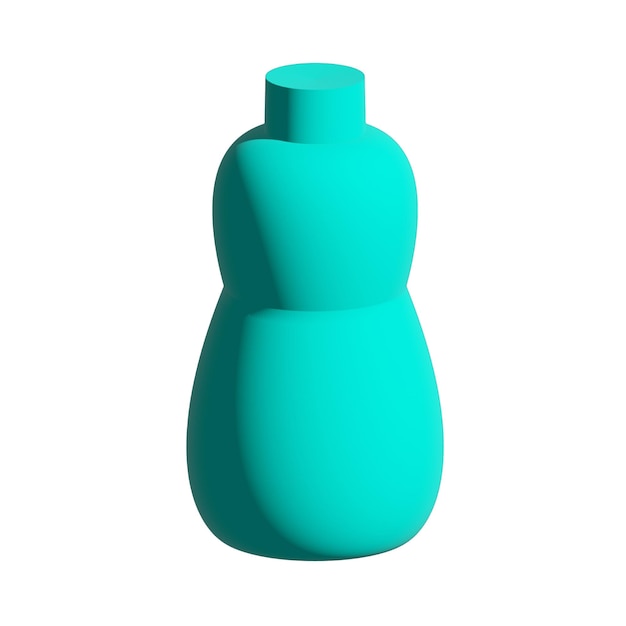 color shape bottle isolated