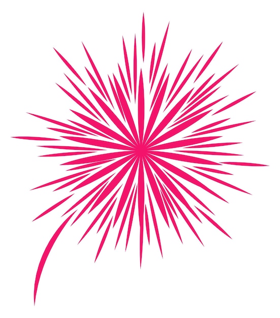 Color show firework icon Holiday celebration symbol