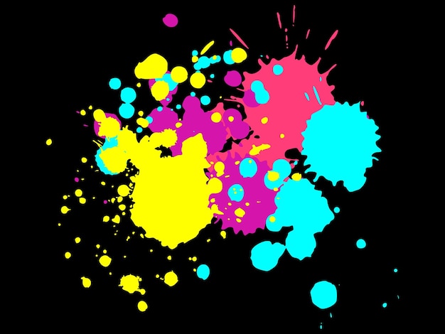 color splash vector design