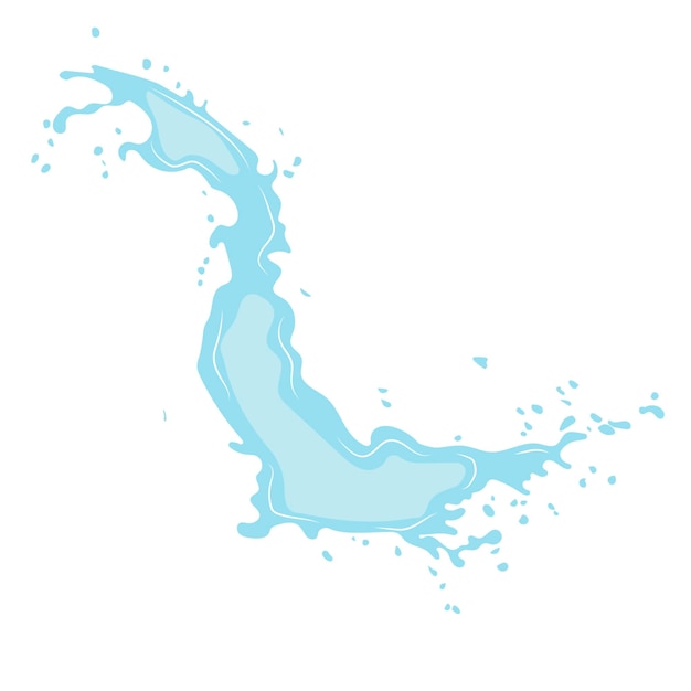 Икона цветного брызгания воды или масла