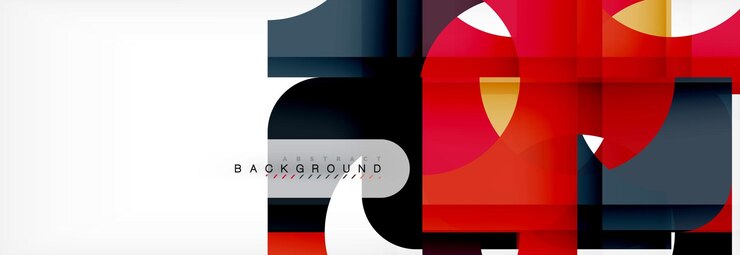 Vector color square shapes geometric modern abstract background
