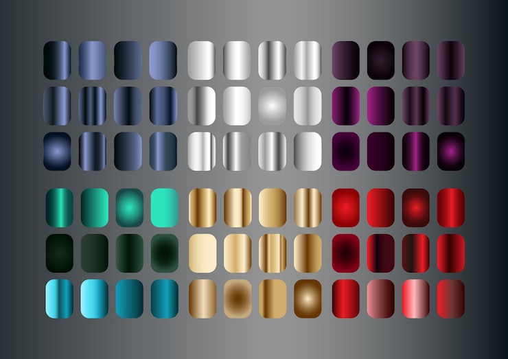 Vector color template