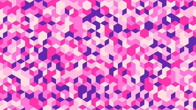 Color triangular low polygonal background