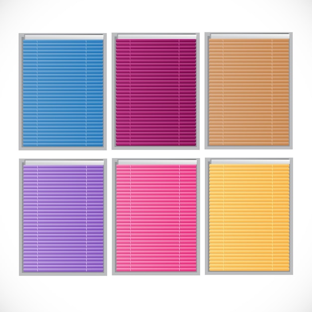 Color Venetian blind