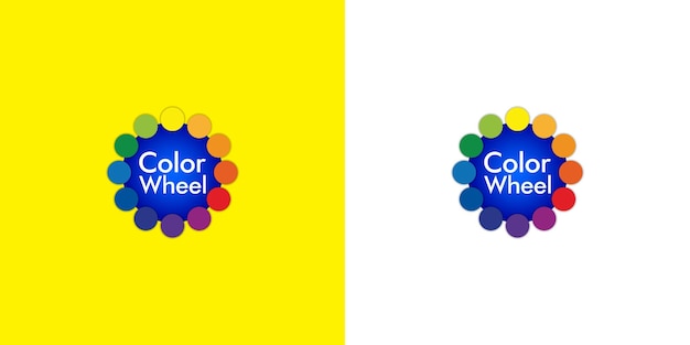 color wheel logo design for colors brand and pencil companies