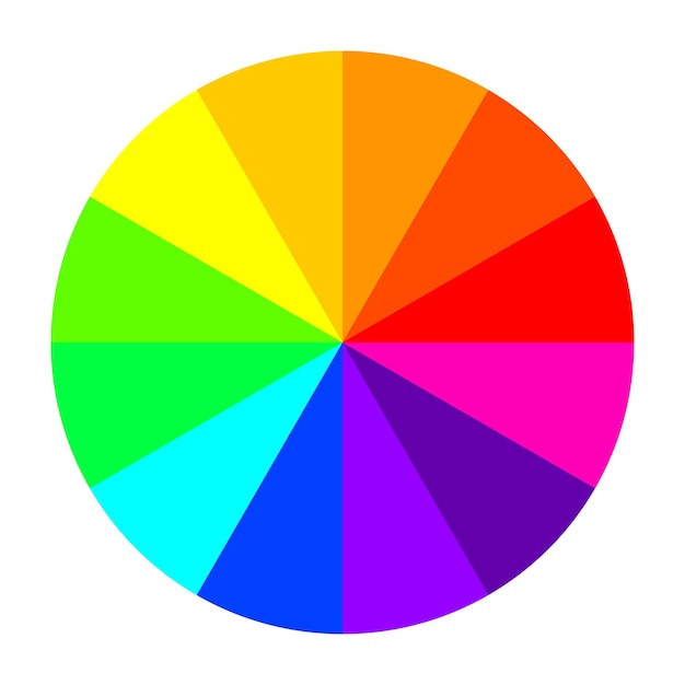 Color wheel Vector Illustration