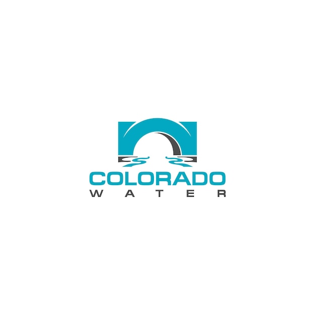 Colorado Water Logo Teken Ontwerp