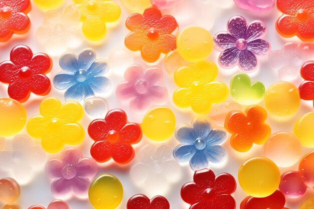 Colored candy confectionery foodslots product from sugar lollipops caramel