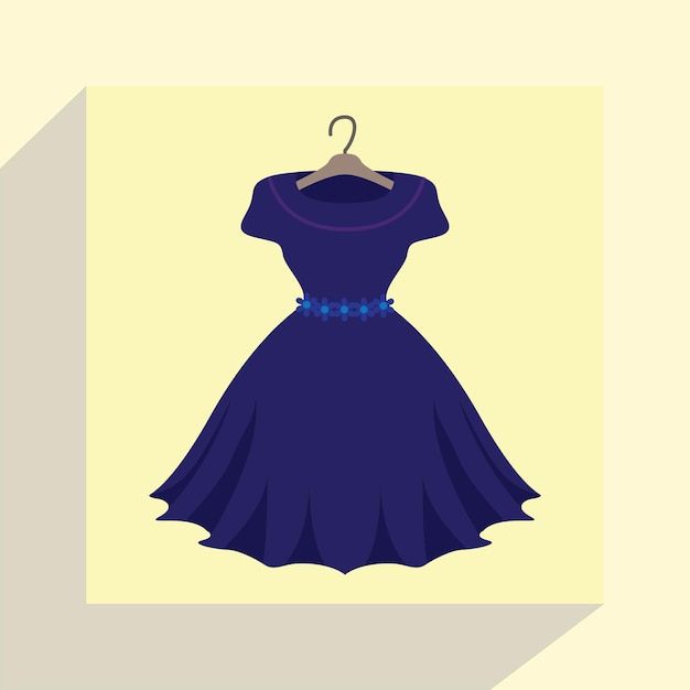 colored dress icon