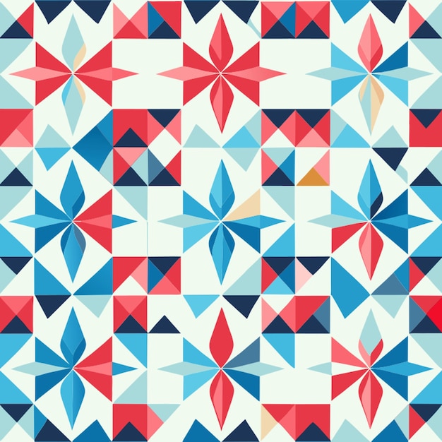 colored geometrical patterns pack vector illustration