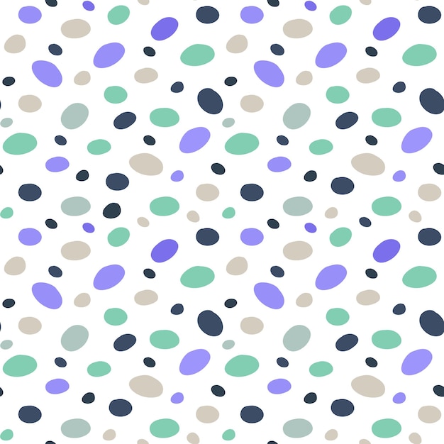 Colored spots of oval shape. the best option for companion fabrics, simple backgrounds. seamless