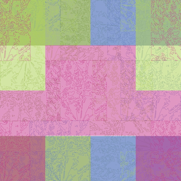 Vector colored square pattern
