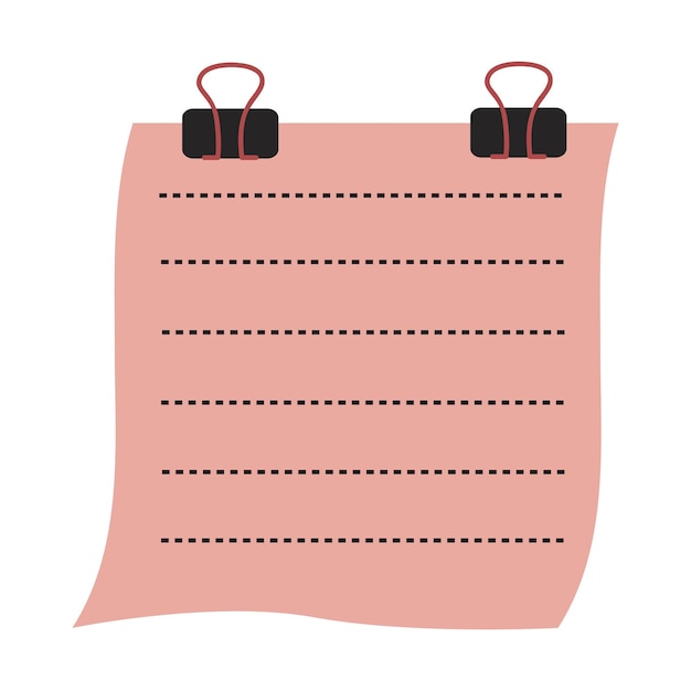 Premium Vector | Colored sticky notes paper illustration Blank paper