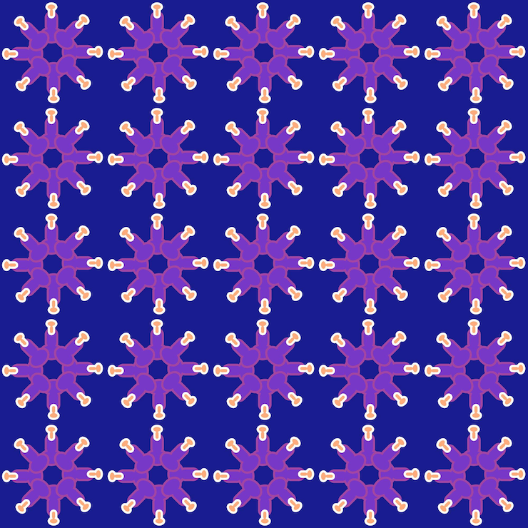 Vector colored vector pattern