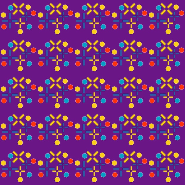 Colored vector pattern