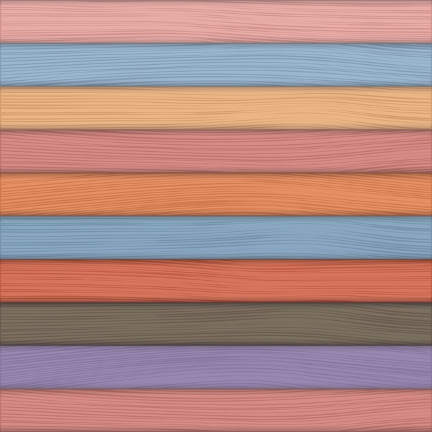 Colored wood background, vector eps10 illustration