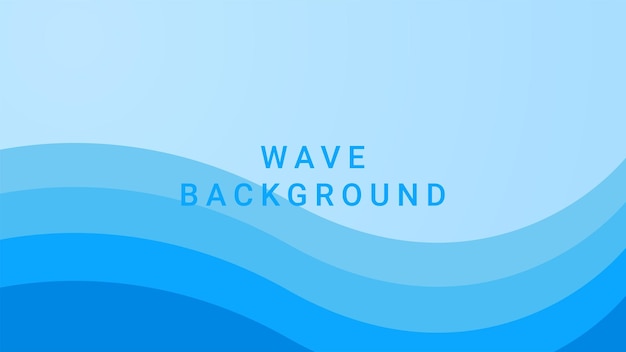 Colorful abstarct background with wave Blue pastel vector background