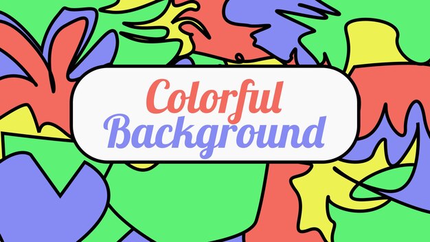 Colorful abstract background for presentation and print material