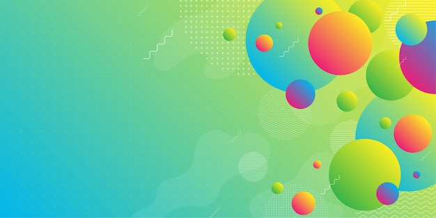 Colorful abstract background using minimal geometry 