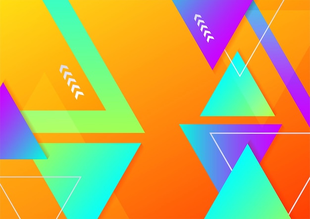 Colorful abstract background with geometric shapes