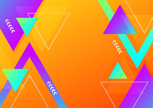 Colorful abstract background with geometric shapes