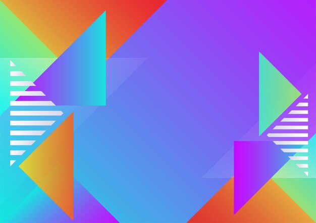 Colorful abstract background with geometric shapes