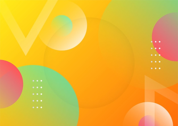 Colorful abstract background with geometric shapes