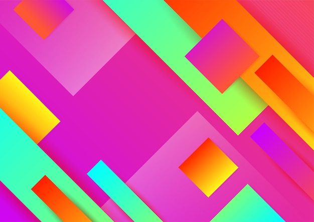 Colorful abstract background with geometric shapes