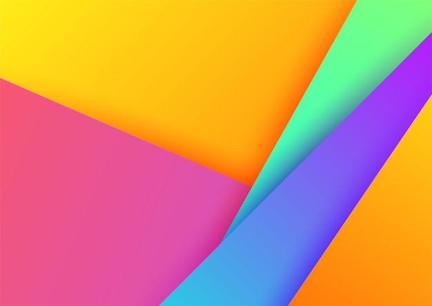 Colorful abstract background with geometric shapes