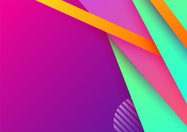 Colorful abstract background with geometric shapes