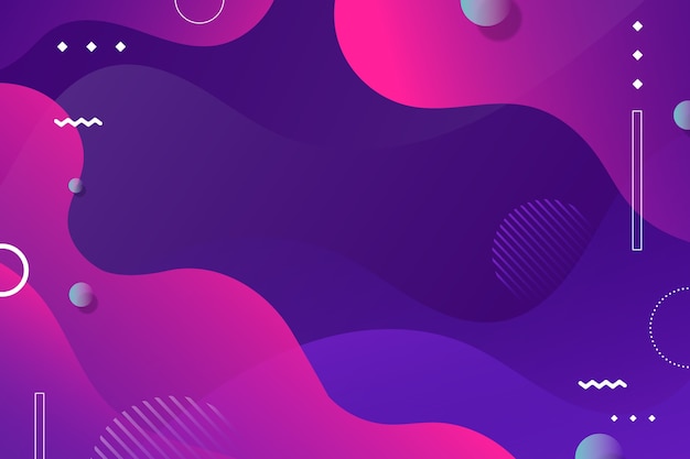 Colorful abstract background with memphis elements