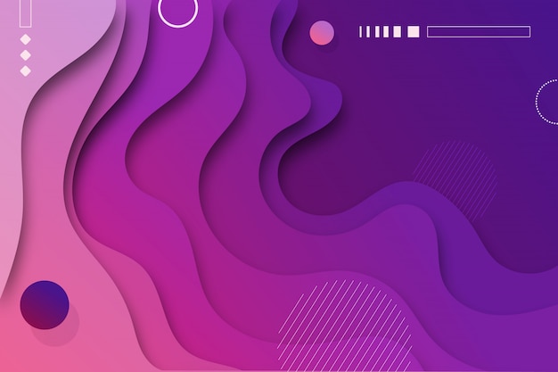 Colorful abstract background with memphis elements