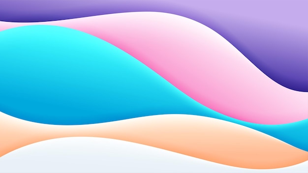 Colorful abstract background with soft gradient color