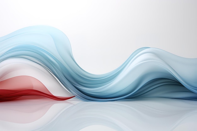 Vector colorful abstract background with waves vector