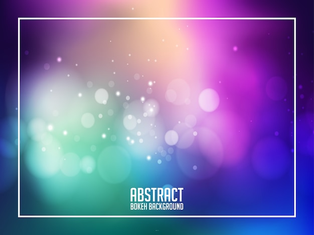 Colorful abstract bokeh background