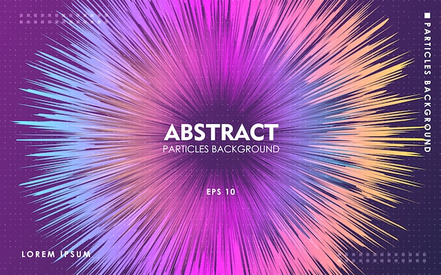 Vector colorful abstract flow