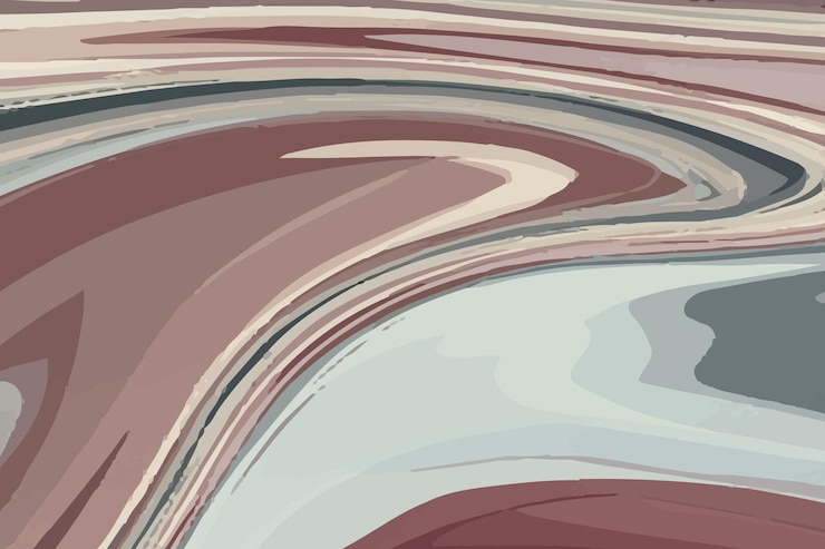 Vector colorful abstract fluid marble texture background