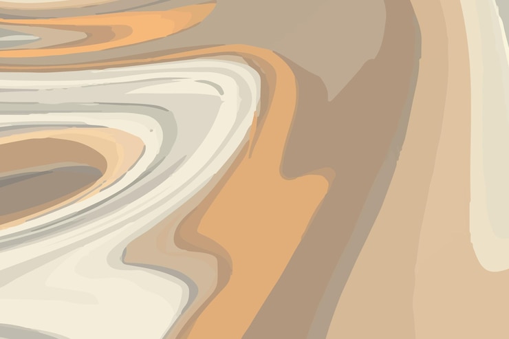 Vector colorful abstract fluid marble texture background