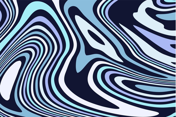 Vector colorful abstract fluid marble texture background