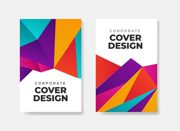 Colorful abstract geometric background design