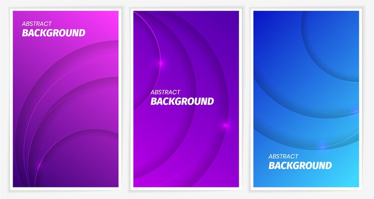  colorful abstract geometric gradient pack collection