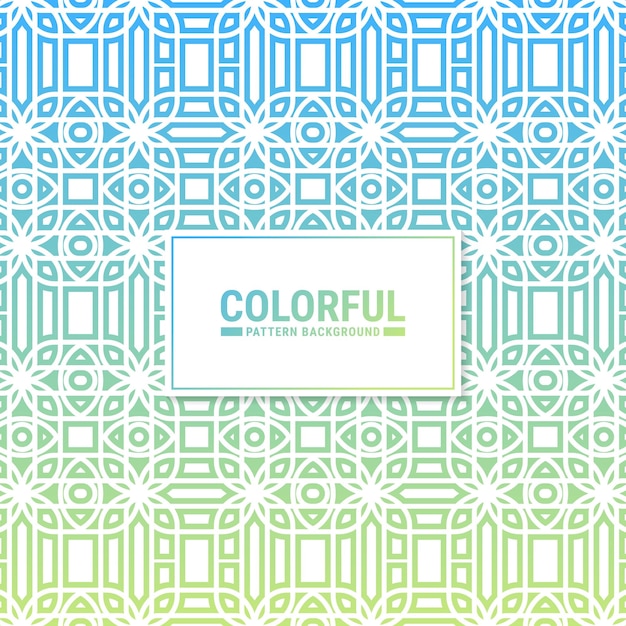 Colorful abstract geometric pattern design