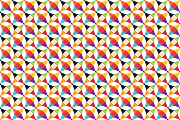 カラフルな抽象的な幾何学的なシームレスパターン
