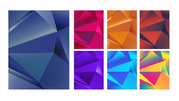 Colorful Abstract Lines Background Collection