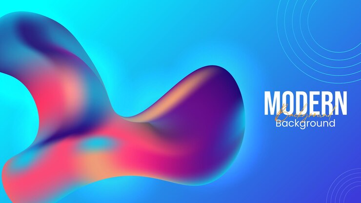 Vector colorful abstract liquid effect background